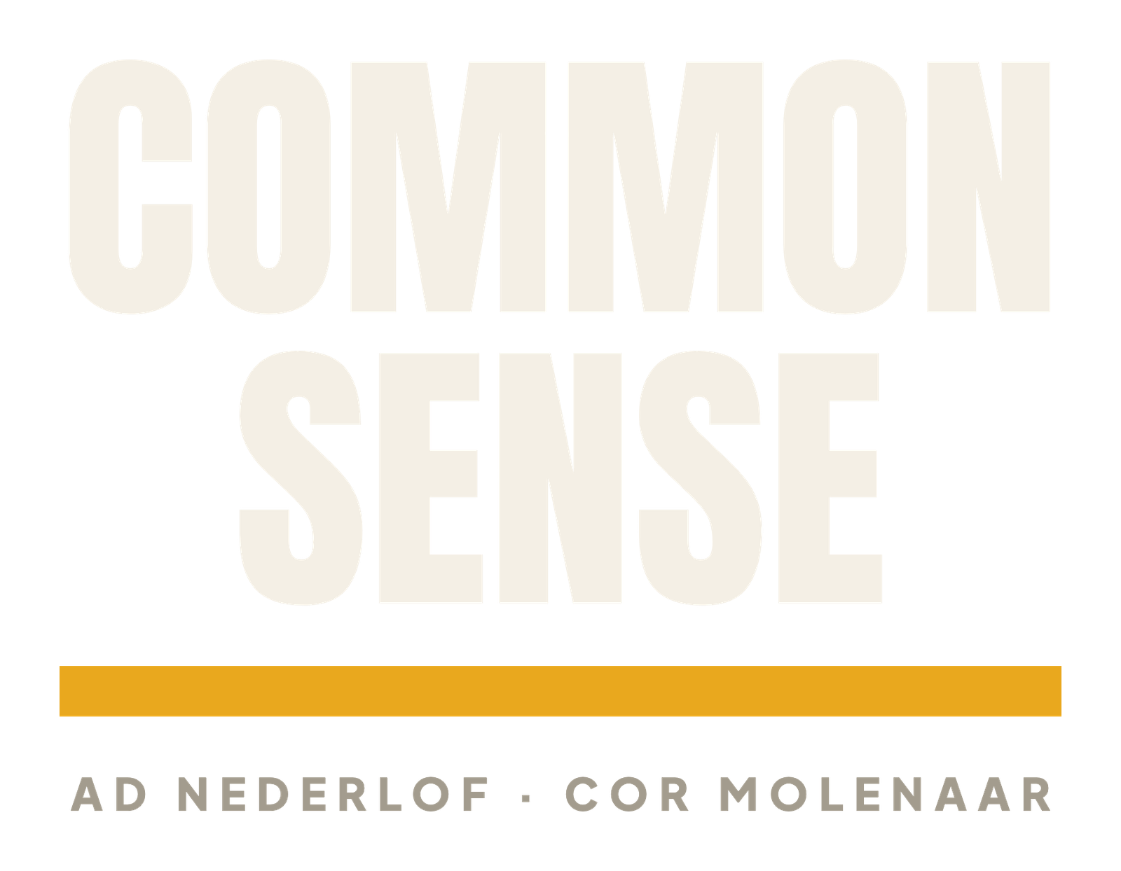 Common Sense met Ad Nederlof en Cor Molenaar